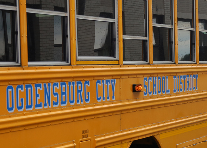 side of an Ogdensburg CSD bus