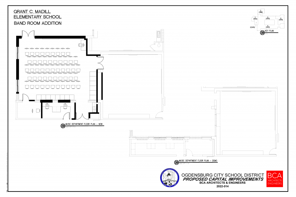 proposed capital project updates to madill band room