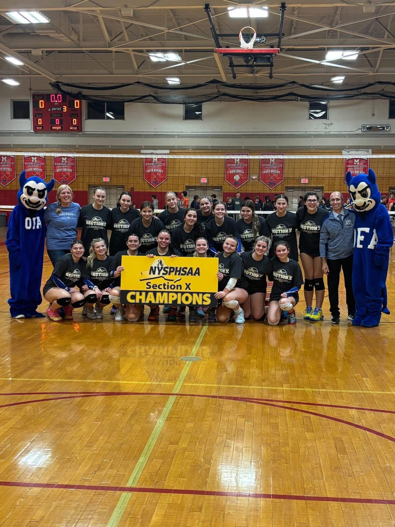 OFA volleyball Section X Class B champions