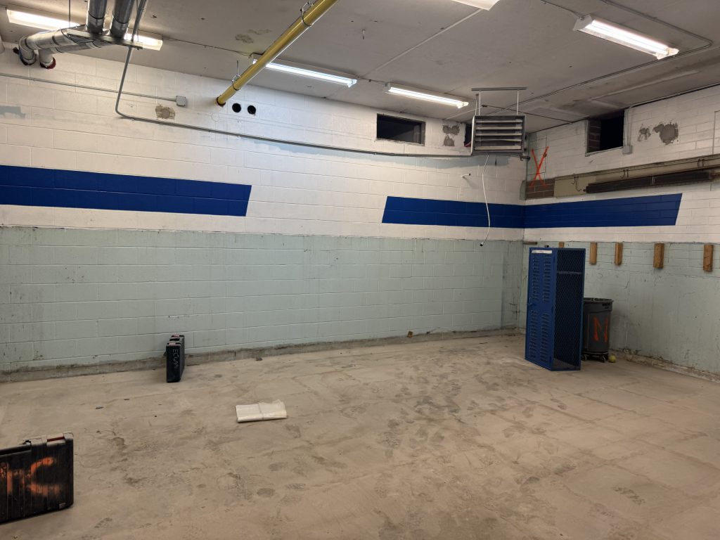 Renovations inside a building