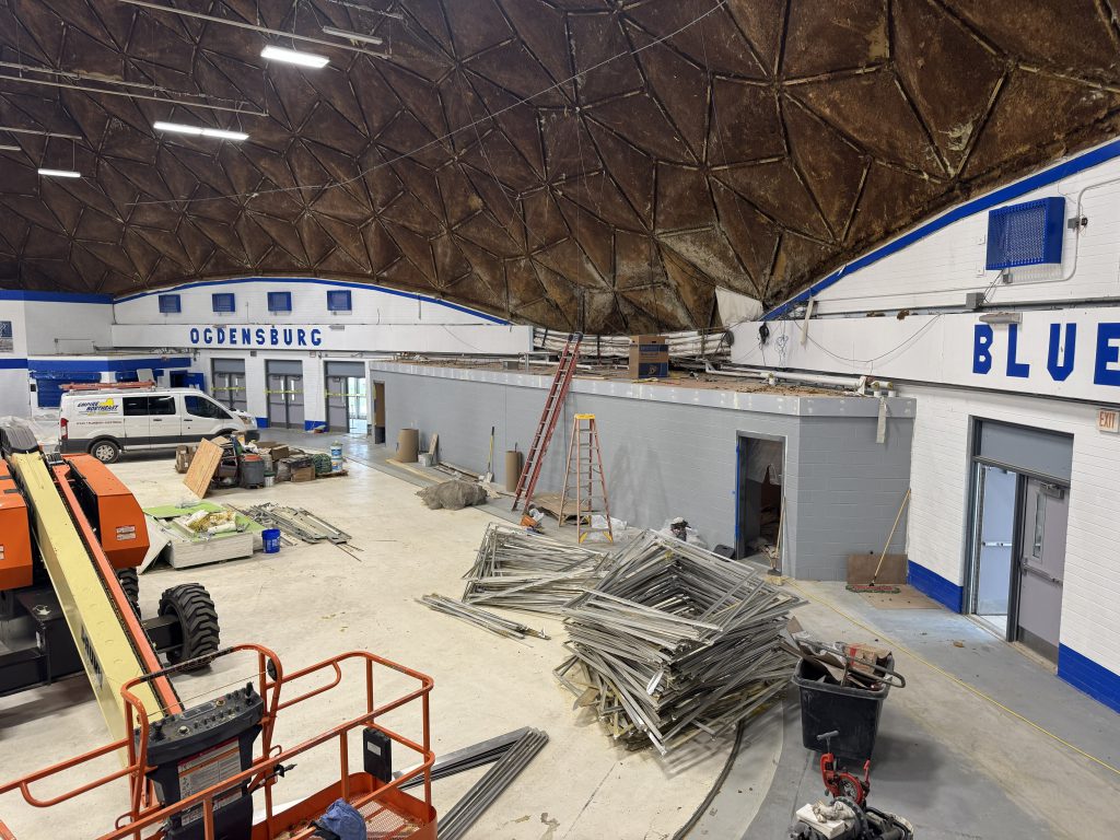 Renovations inside a building