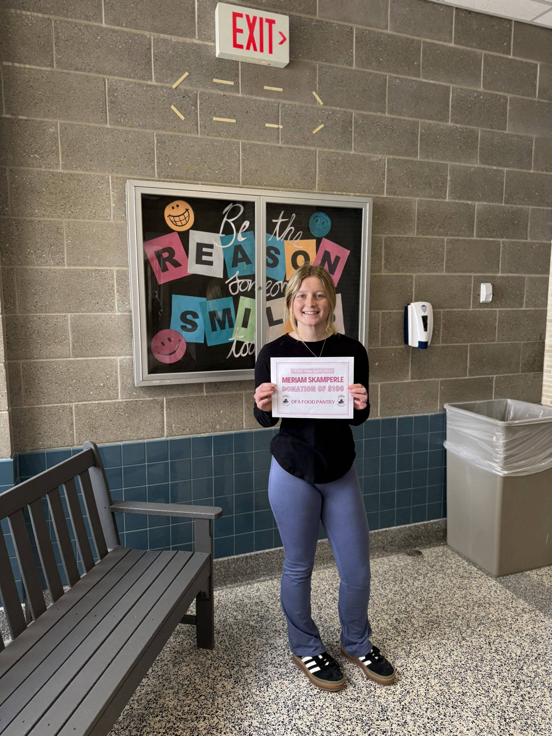 OFA Senior Receives Inaugural Miss Spirit Award